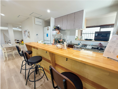 Café 月と太陽店内